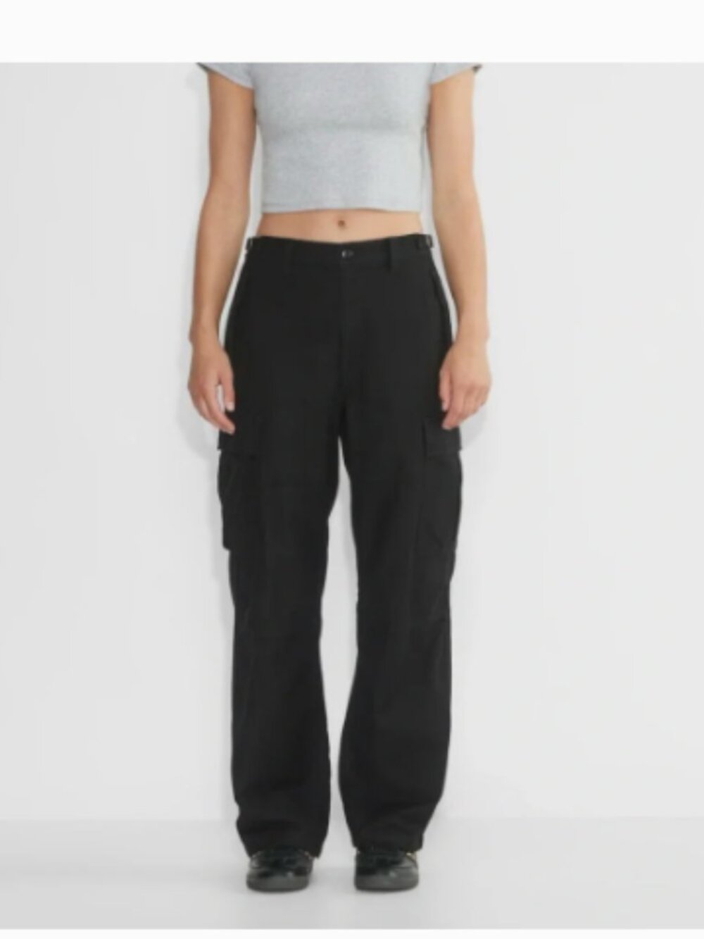 NWT Aritzia TNA Black Cargo Pants - 4